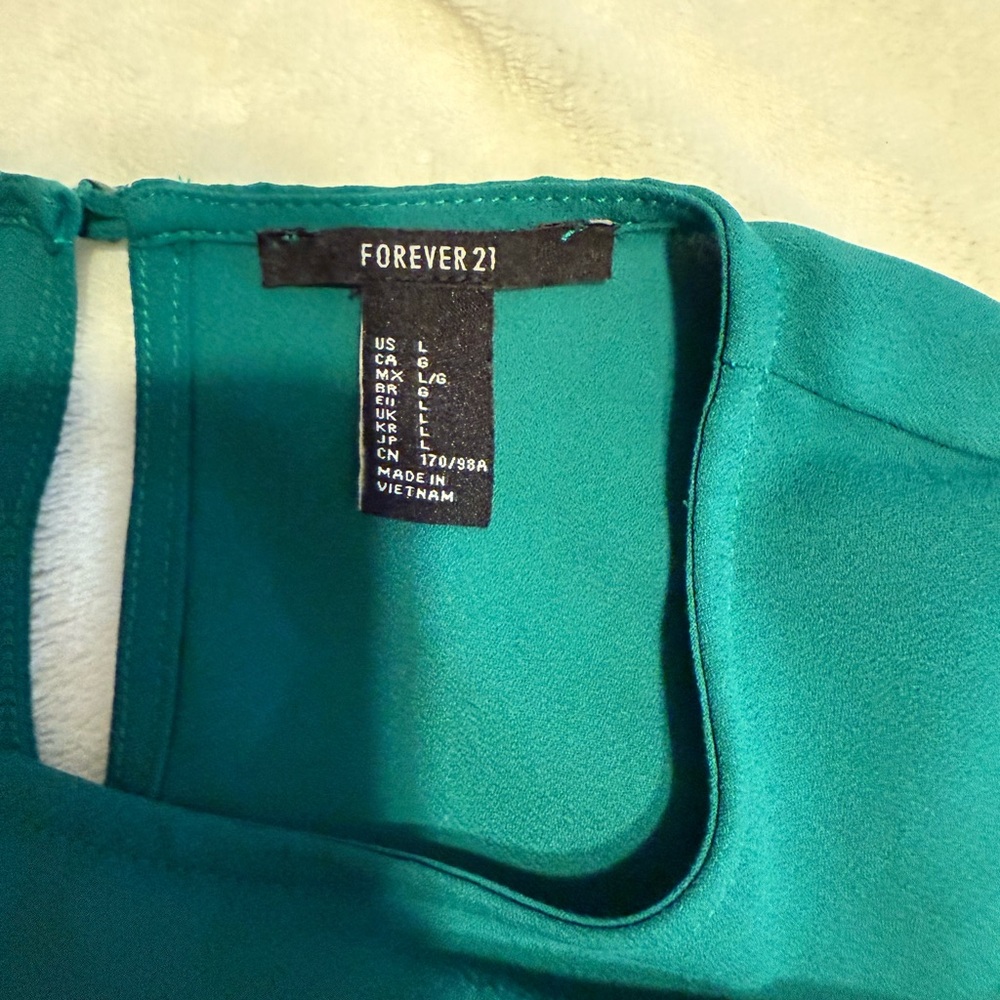 Forever 21 Emerald Blouse